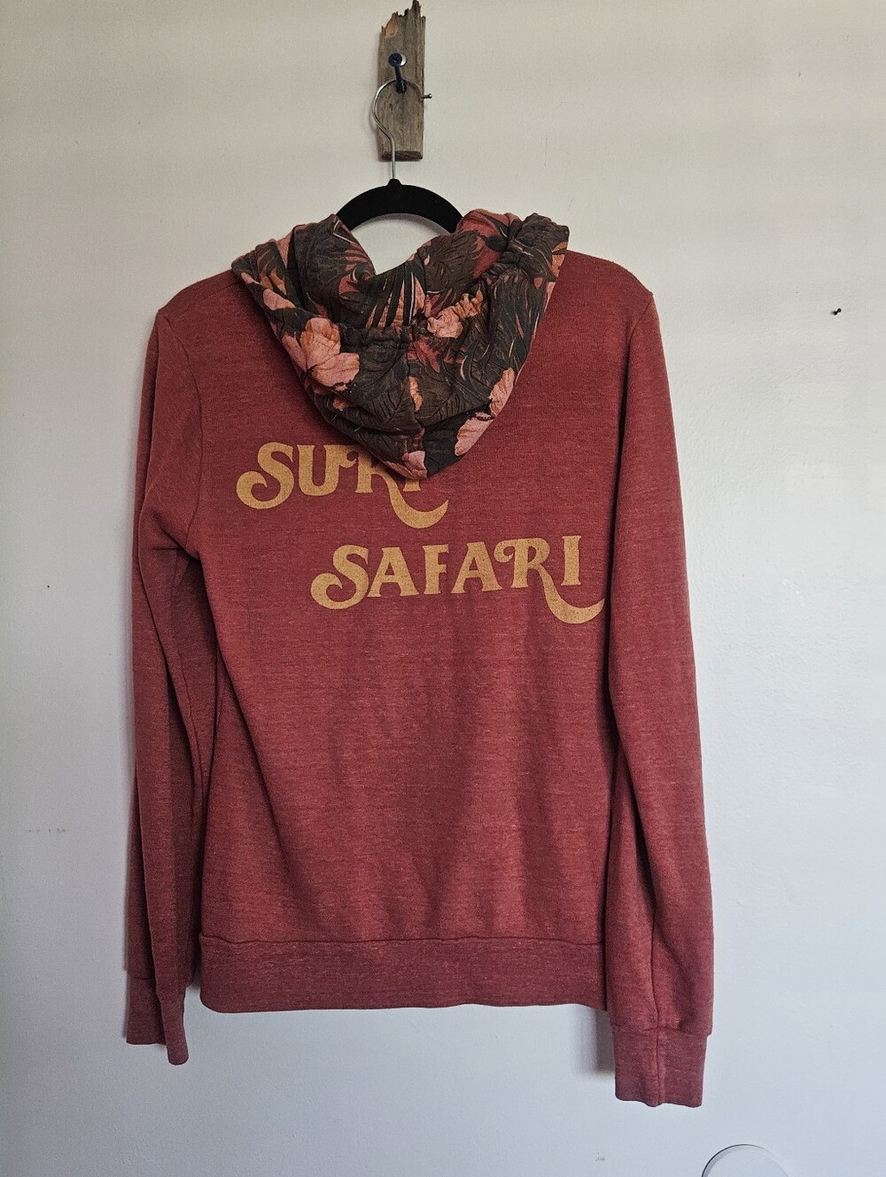 Aviator Nation Surf Safari Full Zip Hoodie Size S